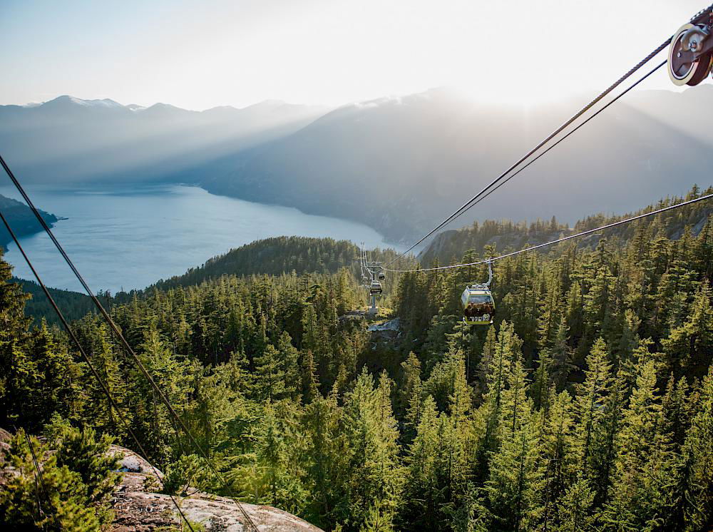 Visit the Sea to Sky Gondola this summer in Squamish. 